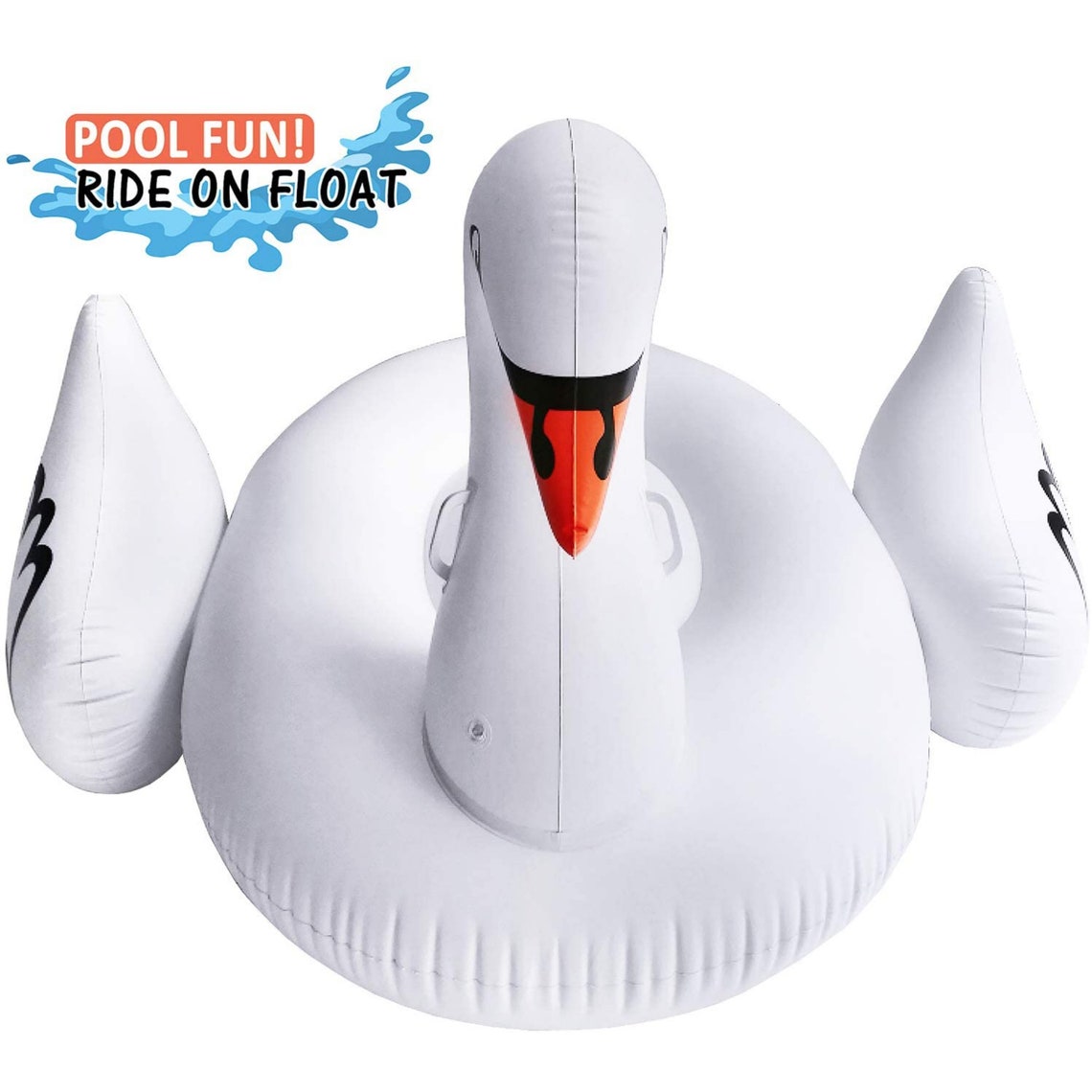 Giant Inflatable Swan Pool Float Lounger 74.5 x Etsy