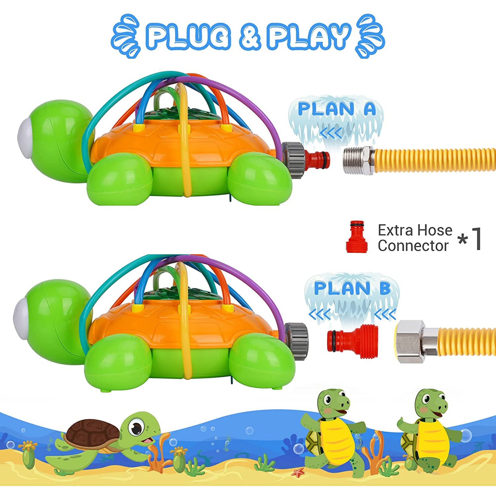 Sprinklers for Kids Summer Outdoor Water Toys for 112 Years Etsy UK