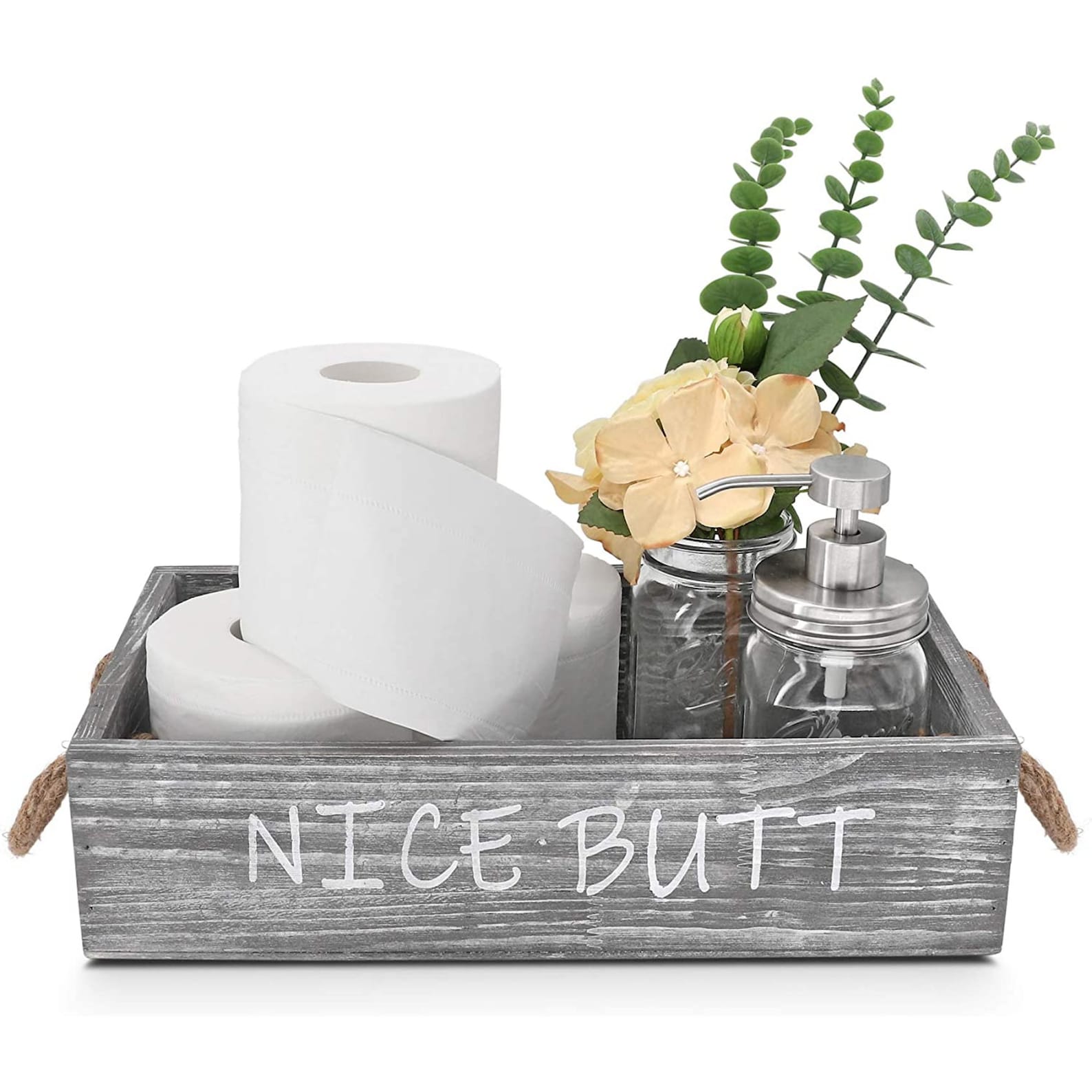 Bathroom Decor Box Toilet Paper Storage Farmhouse Tissue Box Etsy