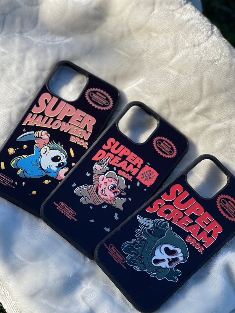 Retro Super Halloween Cases 