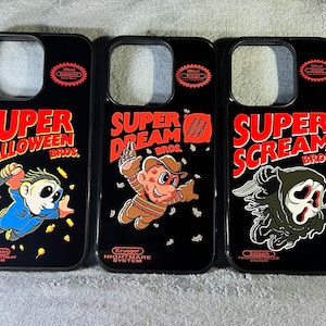 Retro Super Halloween Cases