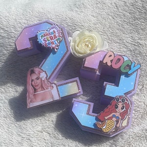 Karol G Mañana Sera Bonito 3D Numbers, Karol G 3D Name, Karol g Birthday, Karol g Party Decorations CARDSTOCK
