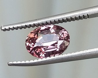 1.03ct Natural Brownish Pink Sapphire, Unheated Ceylon Pink Sapphire for Making Ring, Peach Sapphire for Engagement Ring