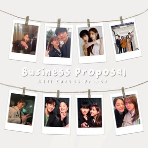 Geschäftsvorlage Cast 사내맞선 Echt Instax Prints