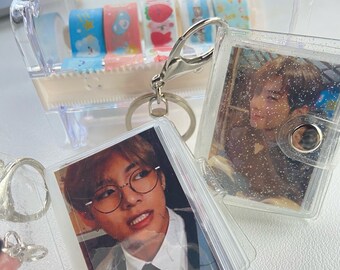 Photobook Keychain, Mothers day, Photo Keychain, Small Photo Album Keychain, Picture Album Keyring, Mini Picture Album Keychain