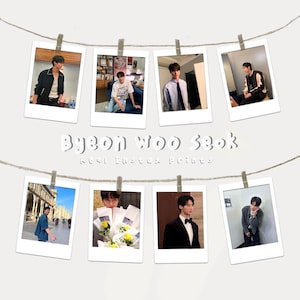 Byeon Woo Seok Anhänger | Echte Instax Drucke