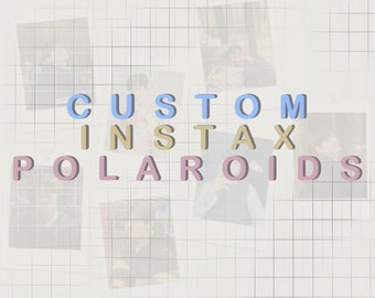 Custom Kdrama Actor | Kpop Idol | Personal | Real Fujifilm Instax Prints