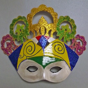 Mask for Venician Carnival. Venice mask, unique and original piece.