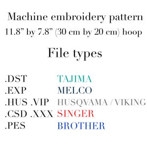 Flying Bird Embroidery Design: Machine Embroidery File (Digital Download) image 10