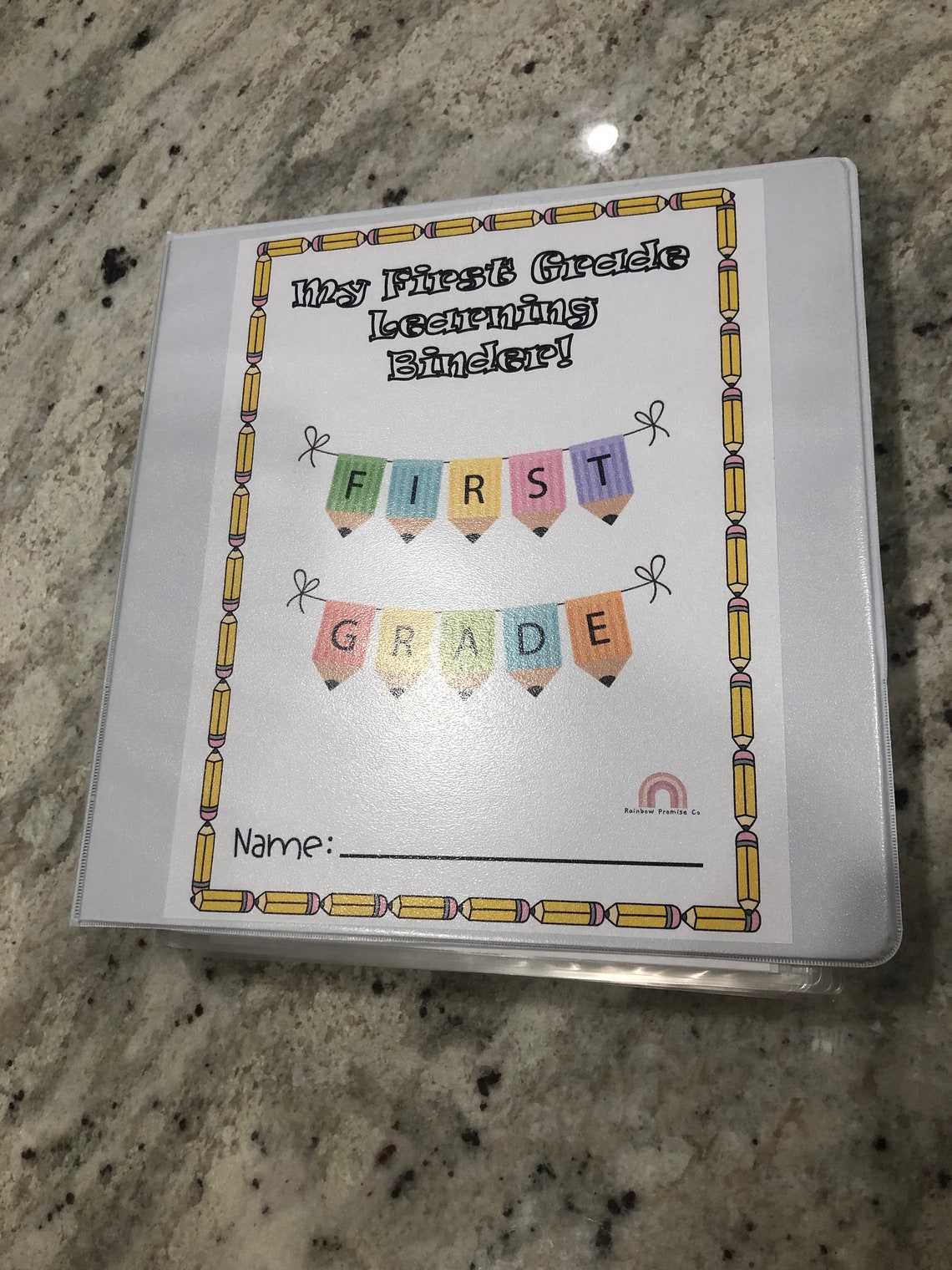 First Grade Learning Binder Extended 69 Interactive Pages Etsy