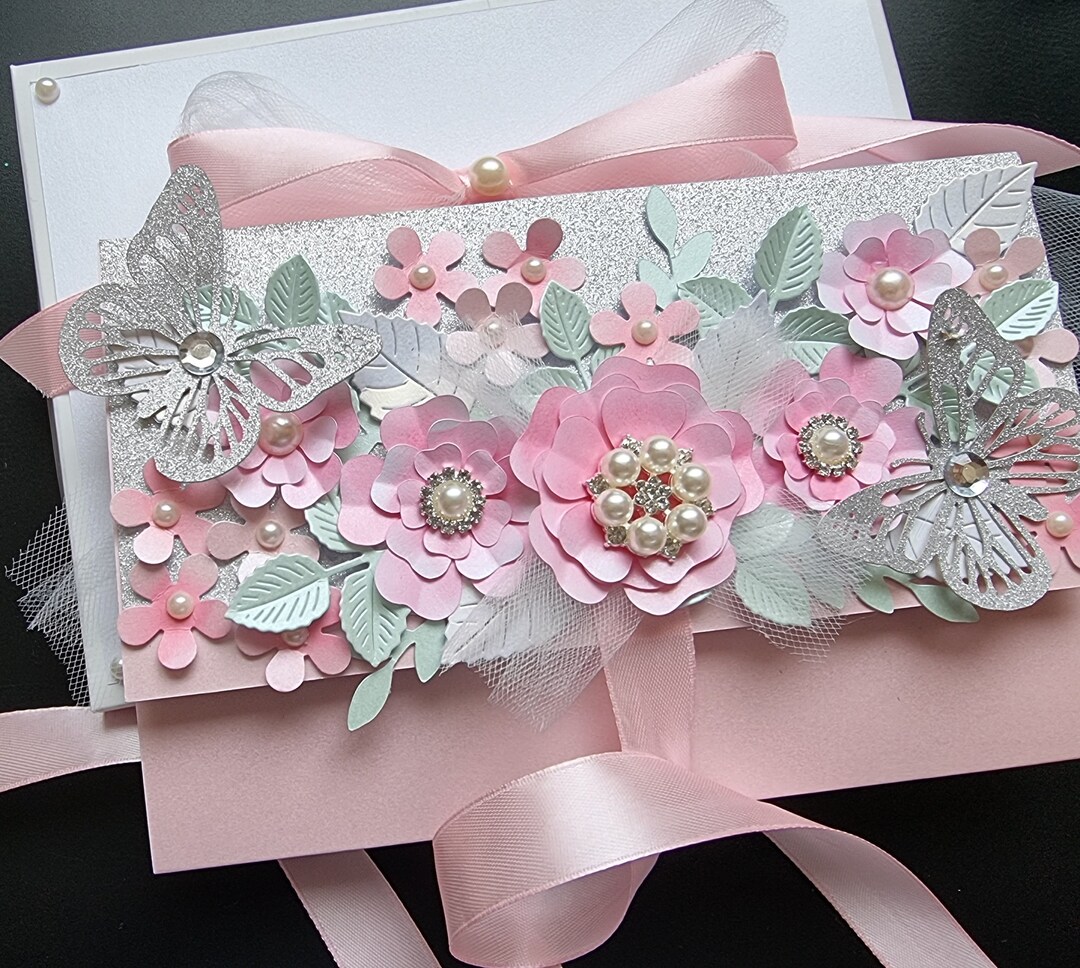 Money Wallet, Gift Wallet, Luxury Handmade Personalised Money Wallet