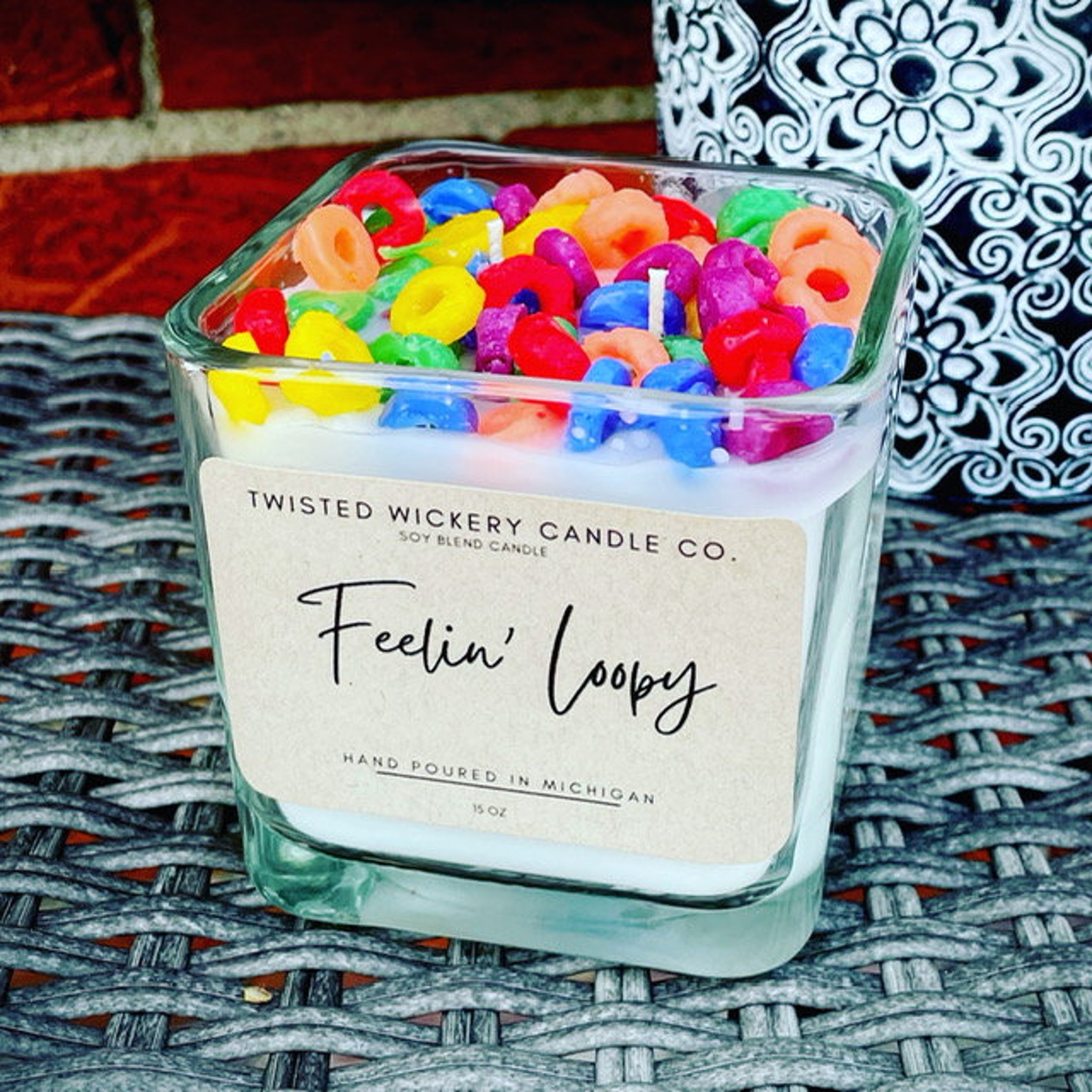 Fruit Loops Candle Etsy
