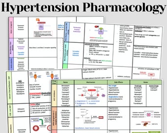Hypertension Pharmacology Notes