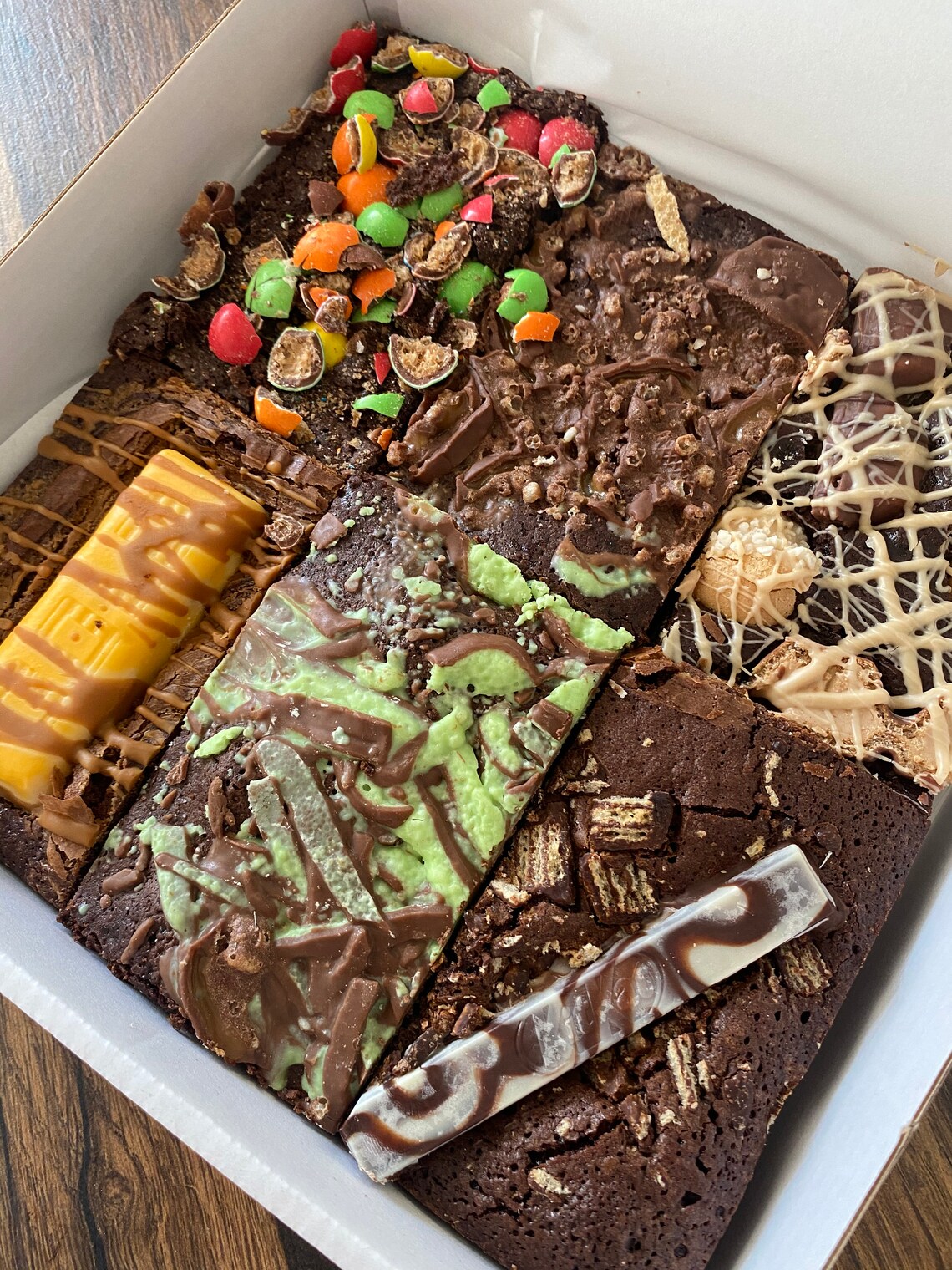 Assorted Brownie Box Etsy