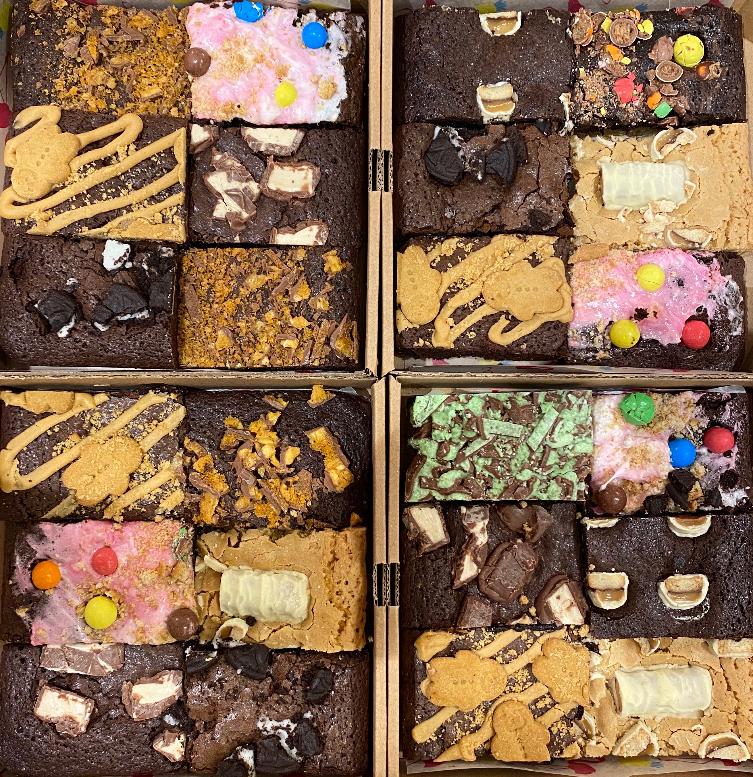 Assorted Brownie Box Etsy
