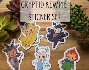 Kewpie Sticker | Kewpies | Water Resistant Sticker | Vinyl Sticker | Kewpies Sticker | Cryptid Stickers | Cryptids| Cryptid Sticker | Kewpie