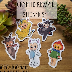 Kewpie Sticker | Kewpies | Water Resistant Sticker | Vinyl Sticker | Kewpies Sticker | Cryptid Stickers | Cryptids| Cryptid Sticker | Kewpie