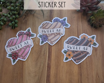 Conchas | Concha Stickers | Tattoo Sticker | Latina Sticker | Water Resistant Sticker | Mexican Sticker | Latinx | Hispanic Sticker