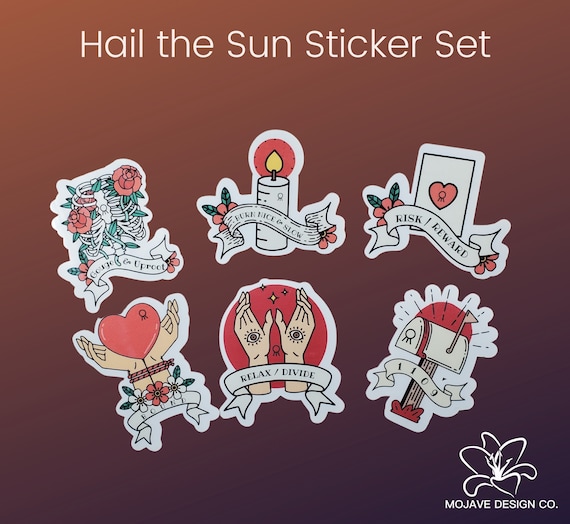 Hail the Sun Sticker HTS Sticker Water Resistant Sticker Etsy