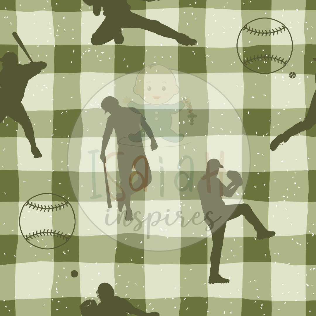 Baseball Seamless File - Etsy