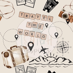 Travel the World Seamless File