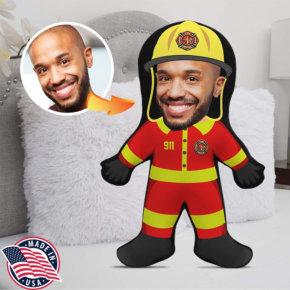 Personalized Custom Mini Me Human Doll Gift Face Photo Pillow Etsy