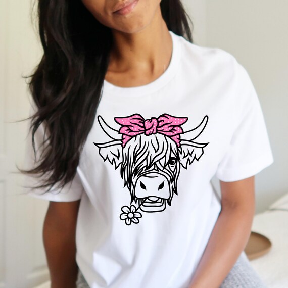 womens cow t shirt