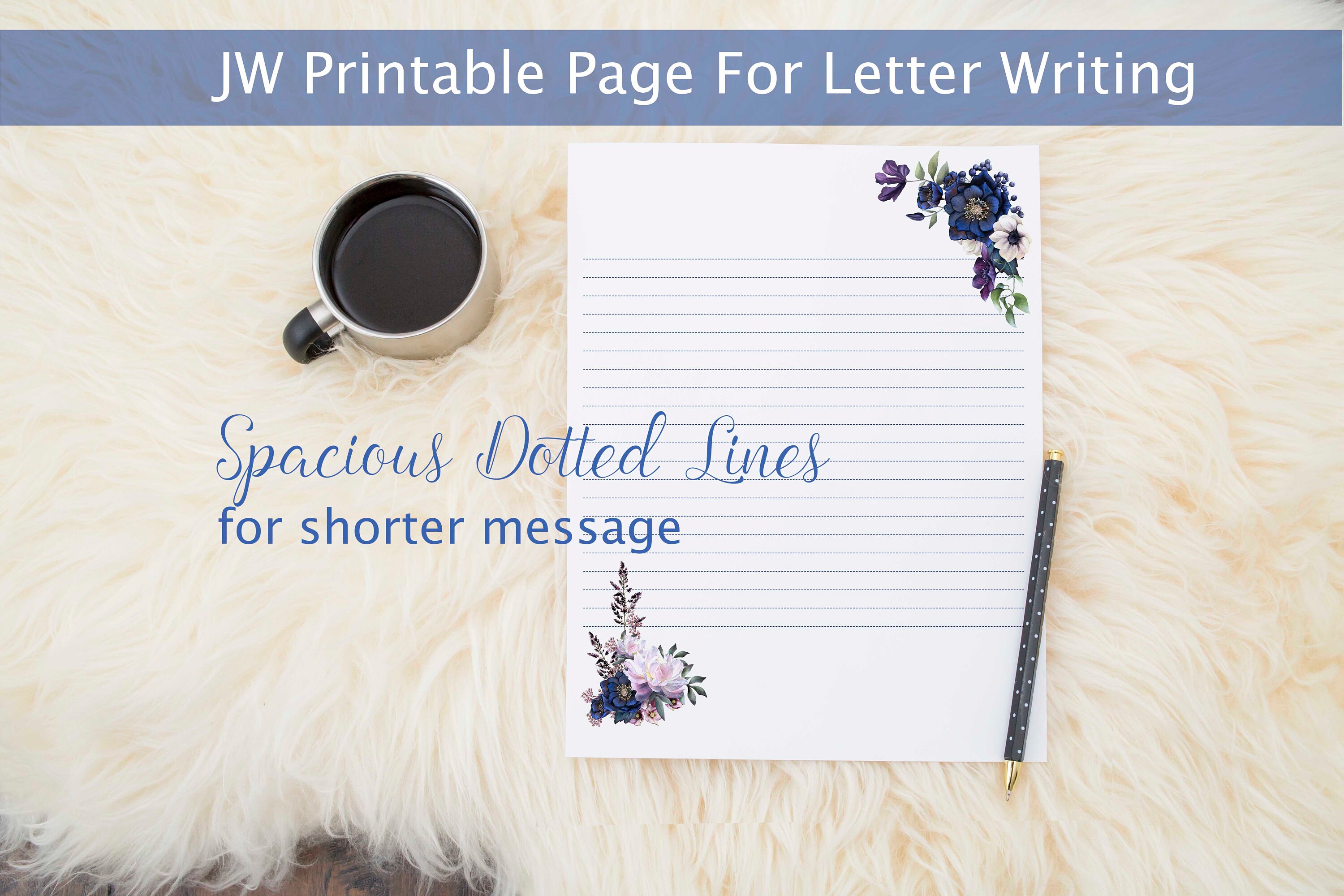 JW Letter Writing Letter Writing Paper Printable Paper For Etsy España