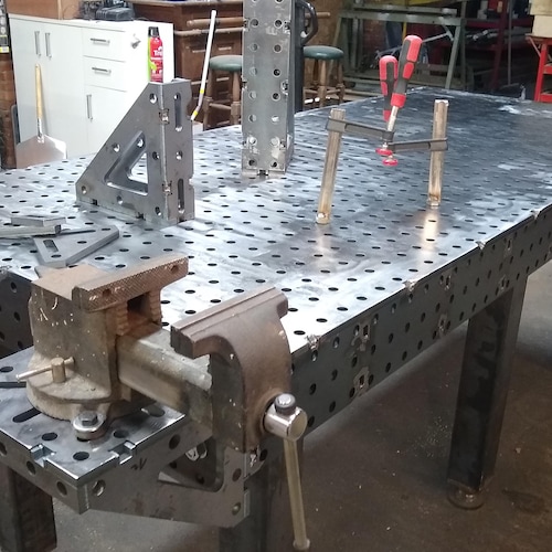 4x4 3D Welding Table DXF File Welding Table Plans With Rulers