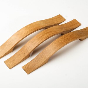 Holzgriffe Eichengriffe rustikale Schrankgriffe moderne | Etsy