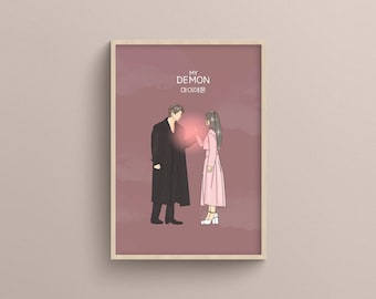 K-Drama My Demon Printable Illustration