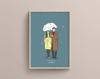 KDrama Crash Landing on You Korean Drama Fanart Digital Download