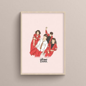 K-Drama The Uncanny Counter Printable Illustration