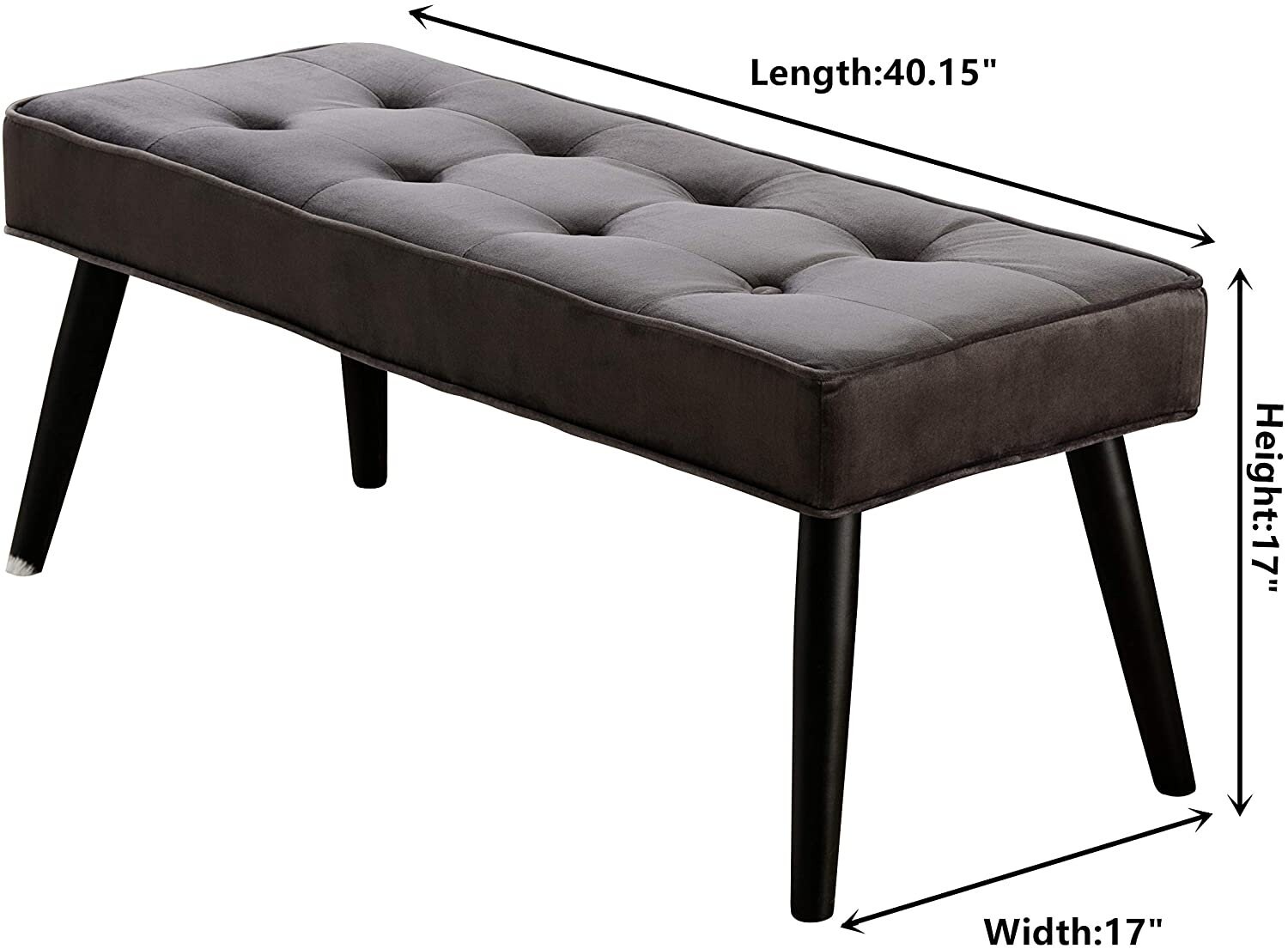 Banco entryway banco del dormitorio para el extremo de la | Etsy