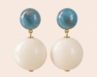 Trio drop earrings