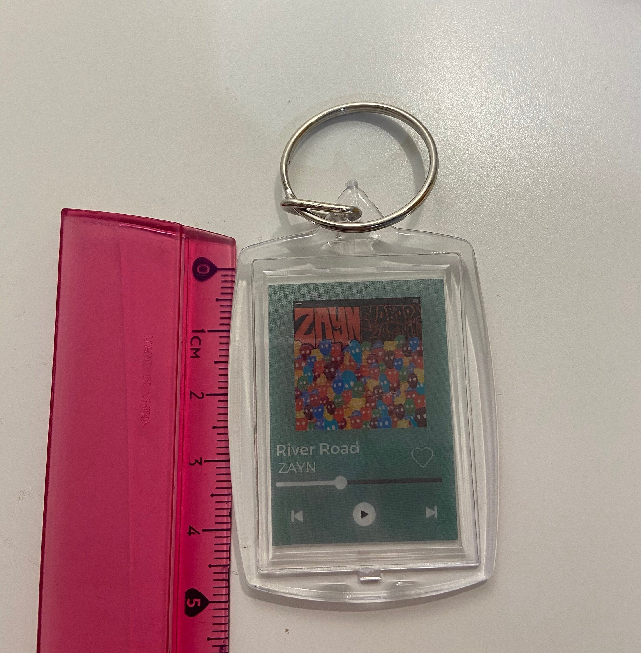 Spotify CUSTOM Song Keychain Fully Customisable Etsy