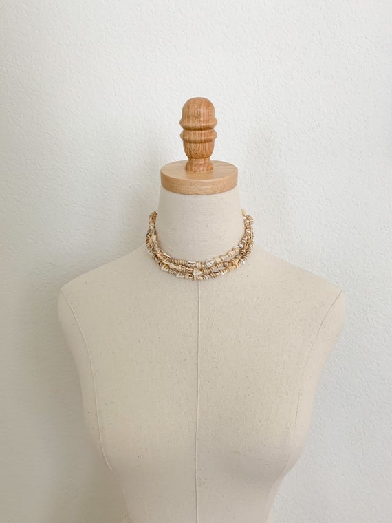 Vintage Handmade Seashell Necklace