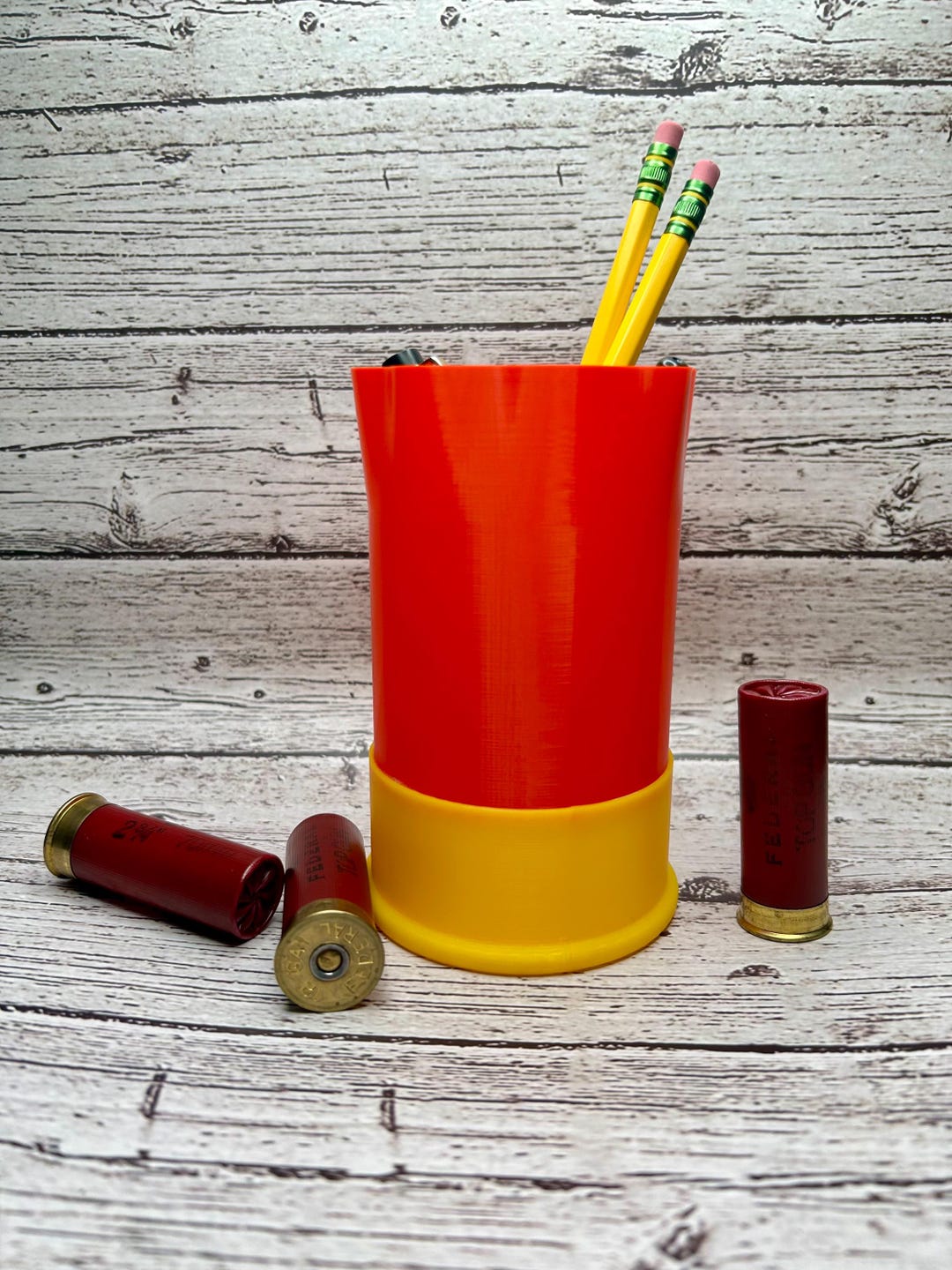 Shell Organization Pen Shotgun Shell Pencil Holder, Organizer, Desk, Office, Bullet, Gift, 2nd ...