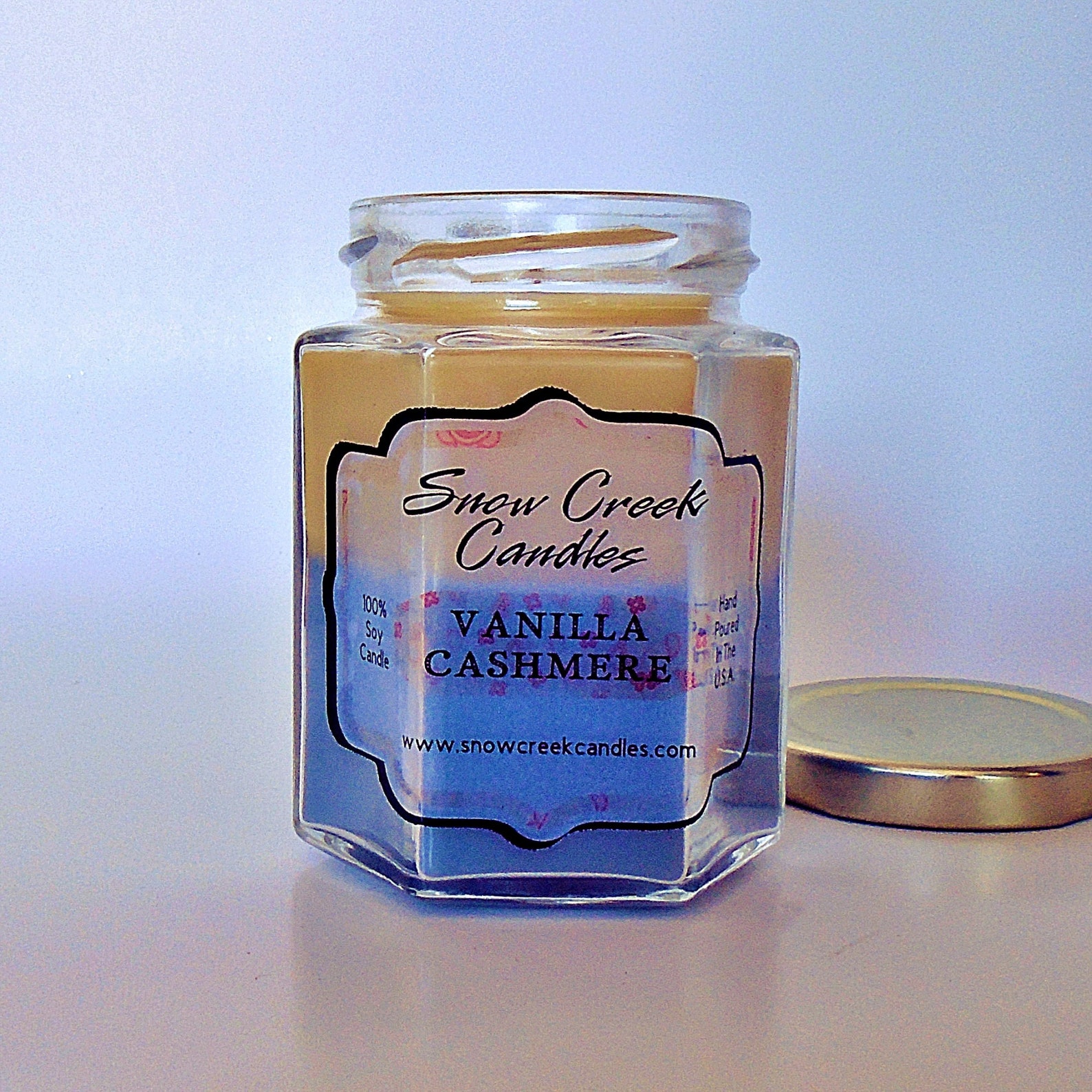 Vanilla Cashmere Soy Candle Handmade Soy Candle 6.5 Oz. Etsy