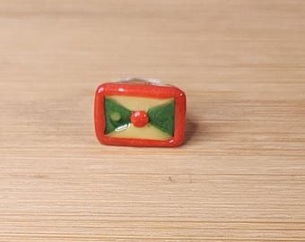 Grenada Flagge Glas Lok Perle: Dreadlock Haarschmuck