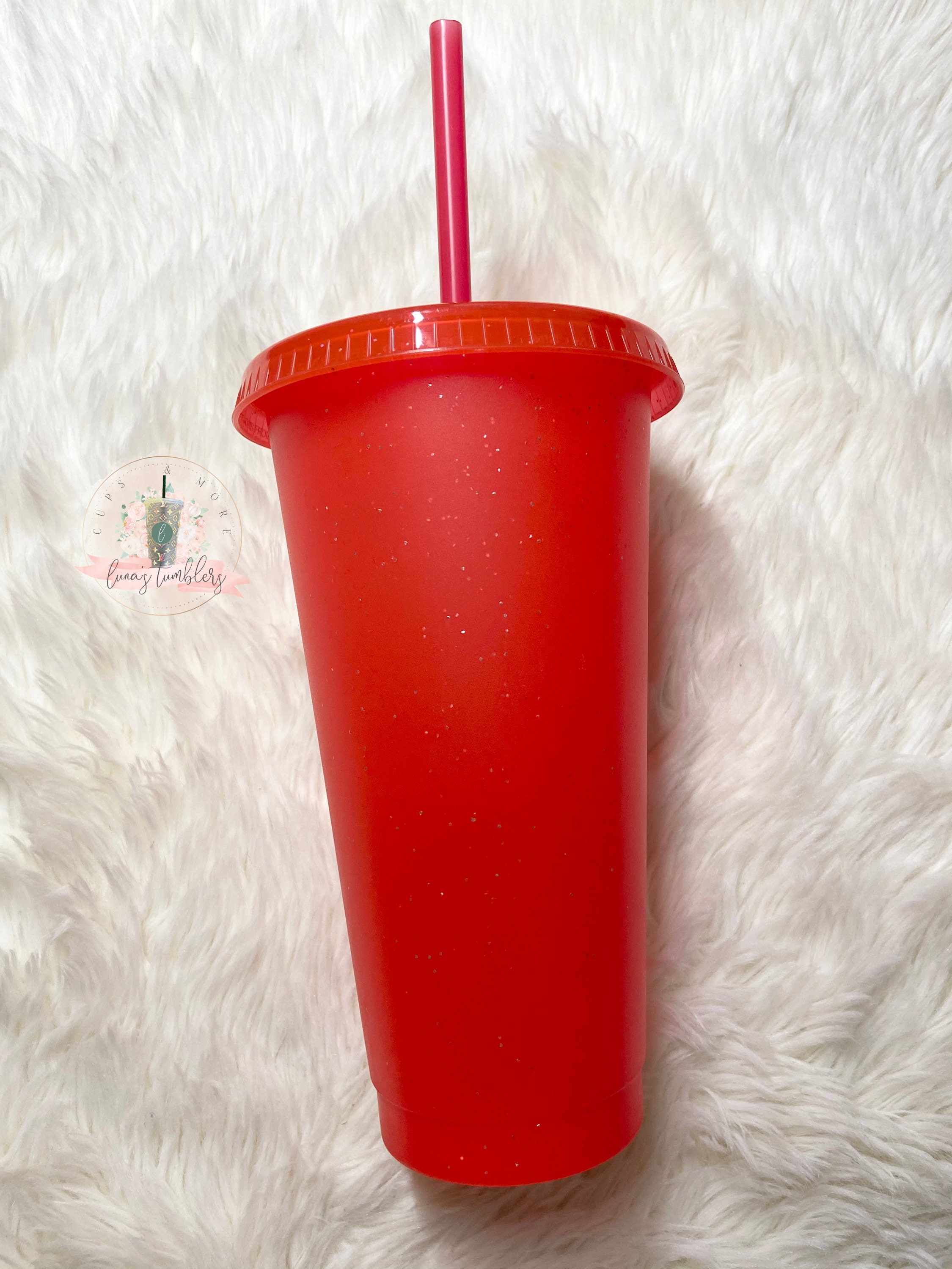 Glitter 24oz Cup Set / Reusable Cup/ Cold Cups Etsy