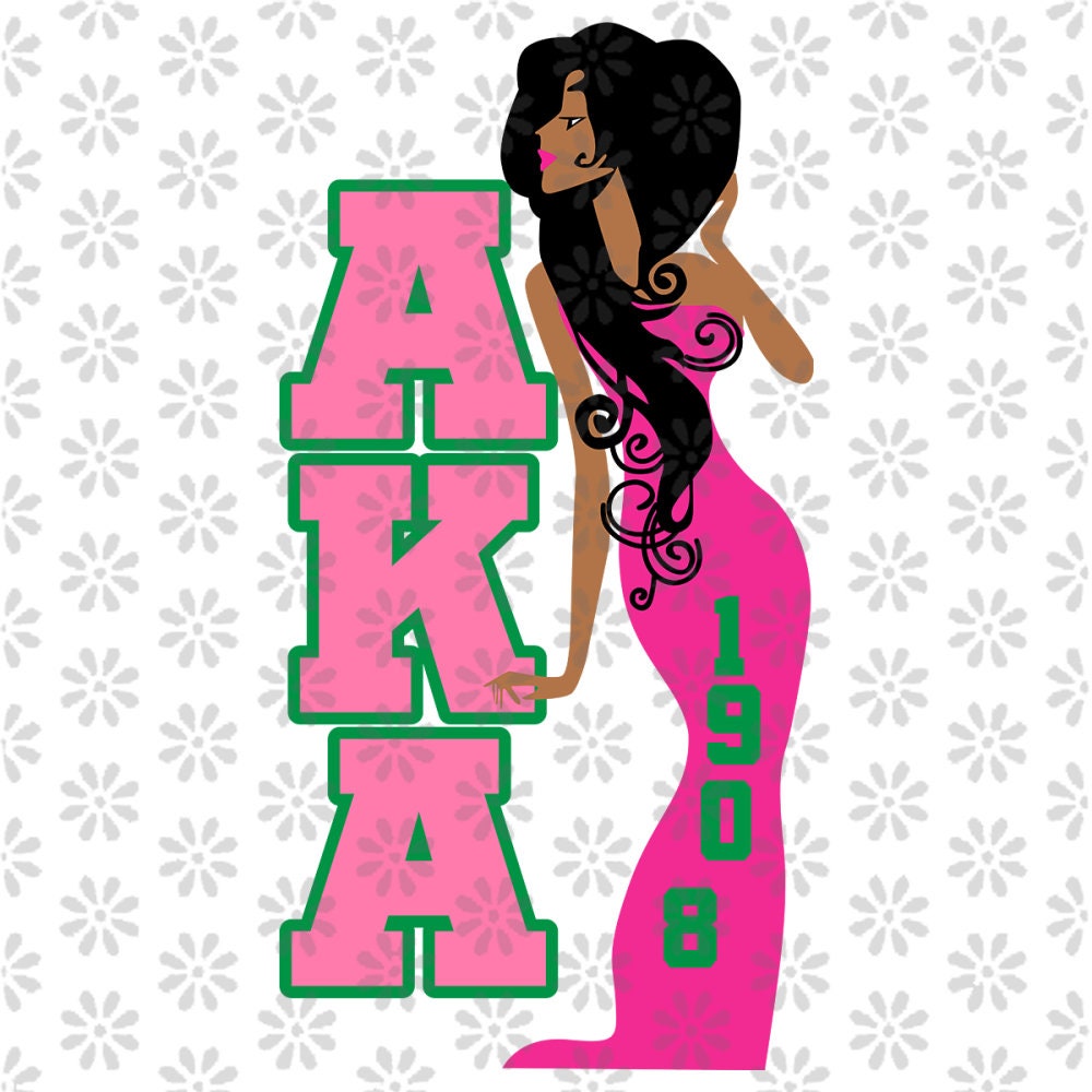 AKA Girl 1908 Sorority Svg aka sorority svg Aka Girl gang | Etsy