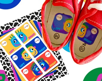 Children's Educational Shoe Stickers