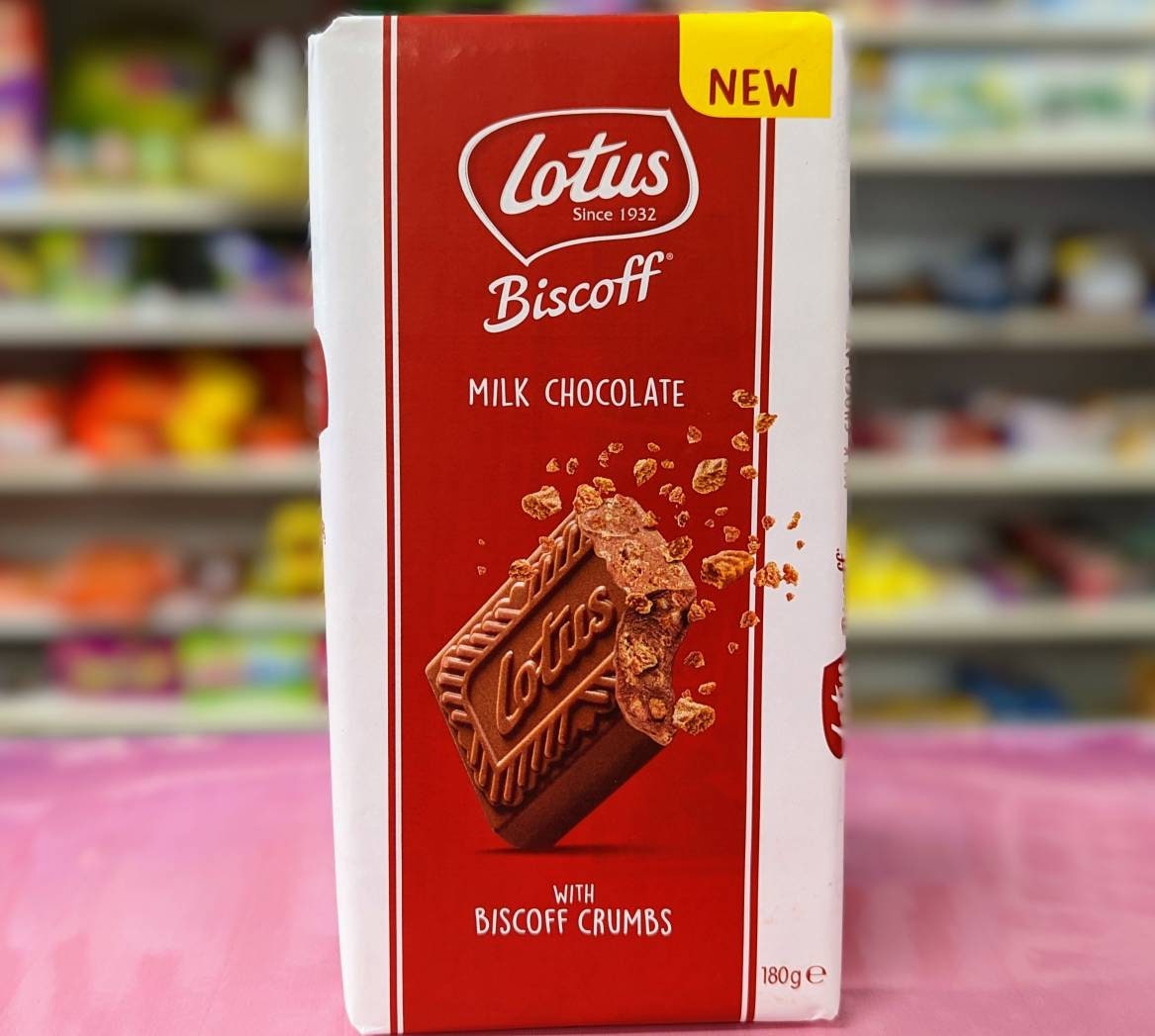 Milk Chocolate Lotus Biscoff Chocolate Bar 180g Etsy UK