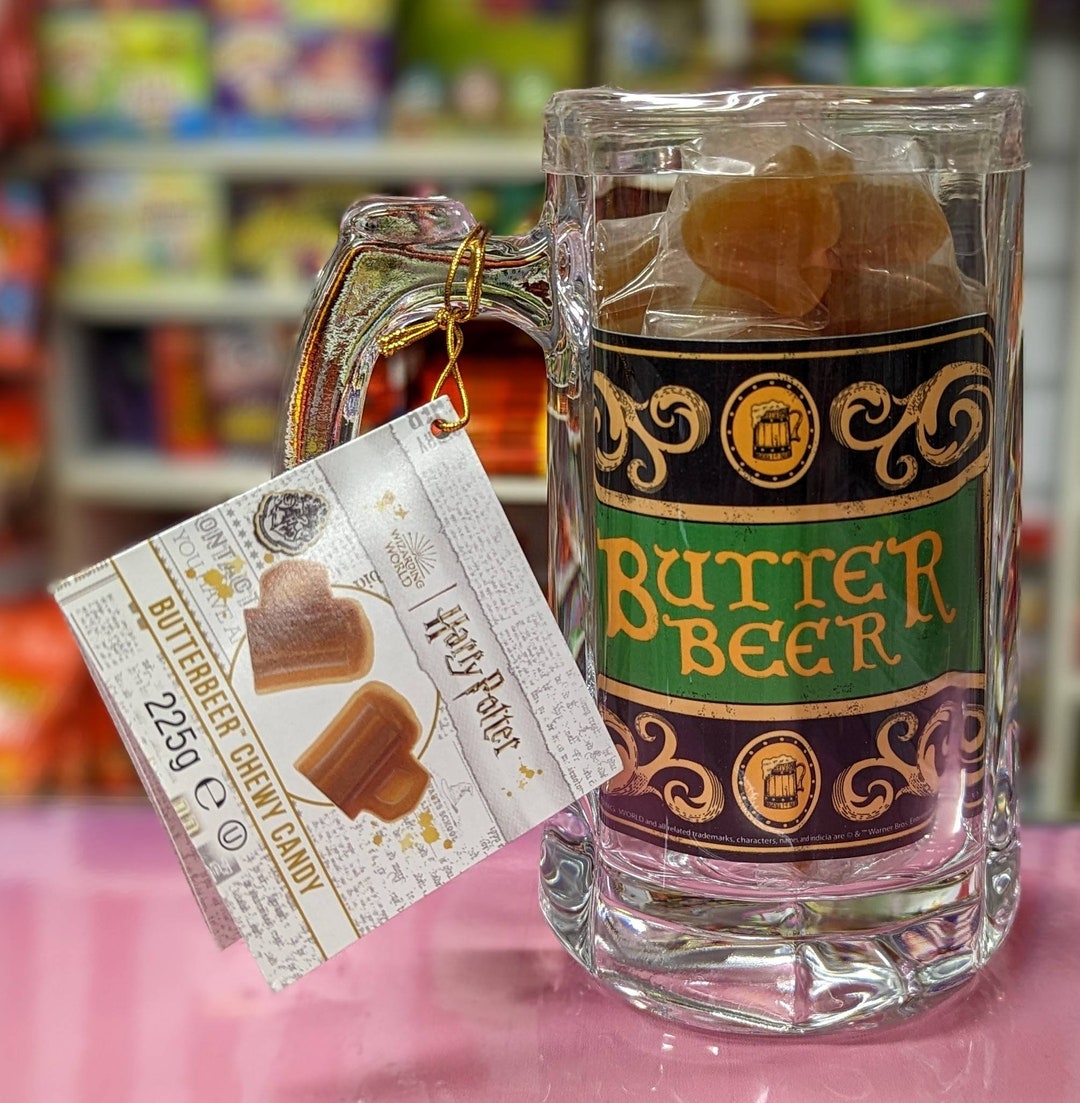 Harry Potter Butterbeer Tankard With Butterbeer Chewy Candy 225g Etsy