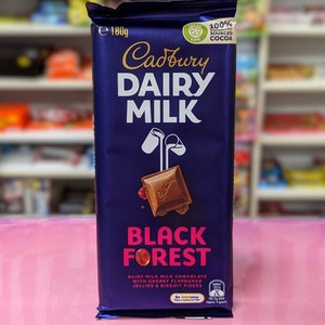 1x Australian Cadbury's Black Forest Chocolate Slab 180g (Australian Import)