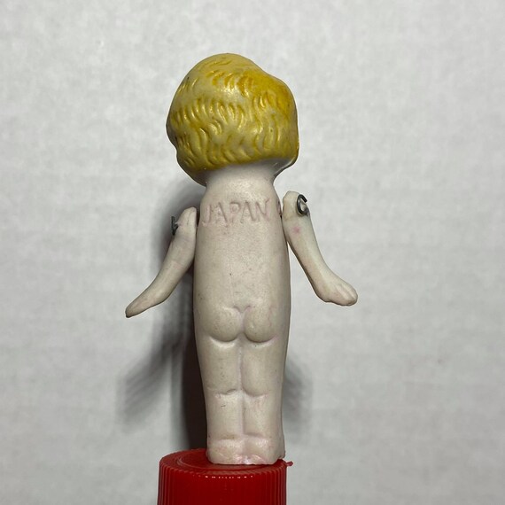 キューピー  ビスク 中古 陶器 ビスクドール 両腕可動式 キューピー 人形 SHACKMAN社