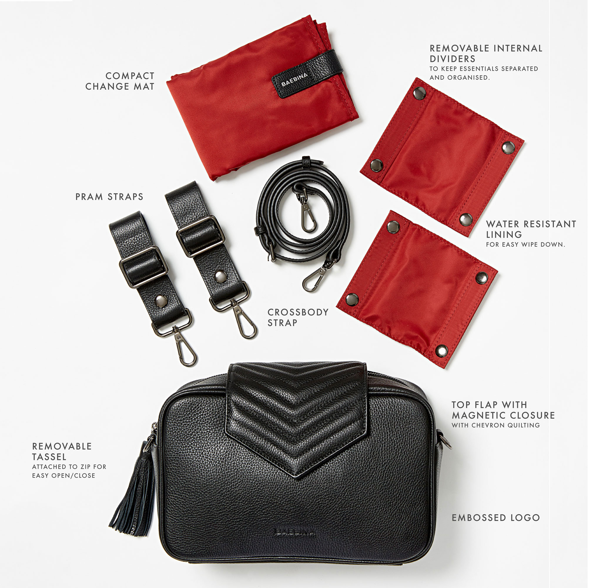 Leather Baby Bag Pram Caddy / Crossbody Bag for Baby Etsy Australia