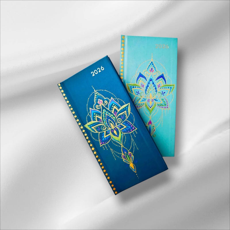 2026 SLIMLINE ANNO Agenda Mese Vista Artistico Cover - IT - Foto 10