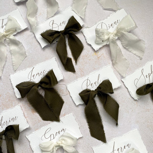 Wedding Place Cards, Wedding Table Decor, Name Cards, Place Cards, On The Day Wedding Stationery